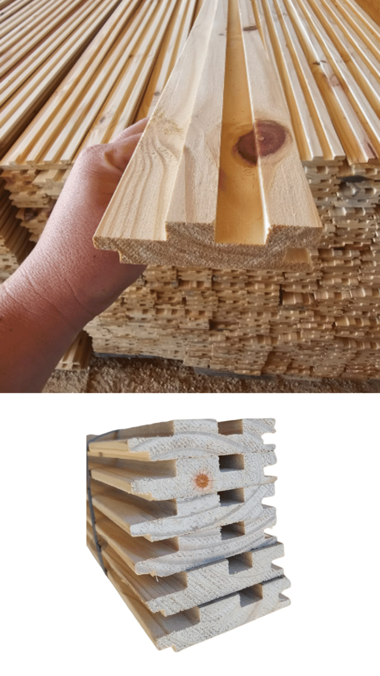 Ripado de Pinus Natural e Autoclave